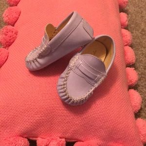 Trumpette baby loafers size 3 lilac
